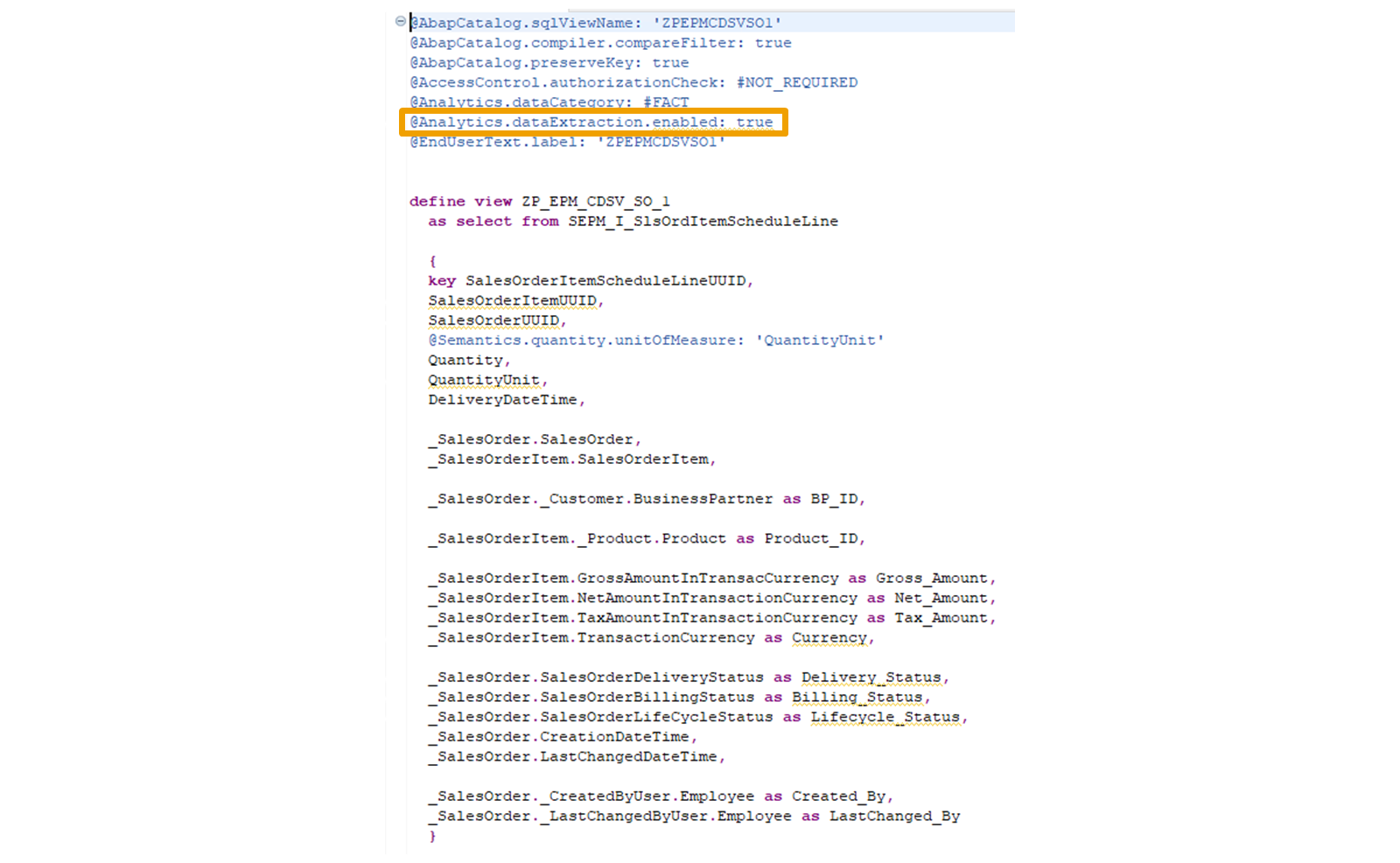 ABAP CDS View