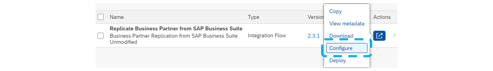 CI-ConfigureiFlowMenu