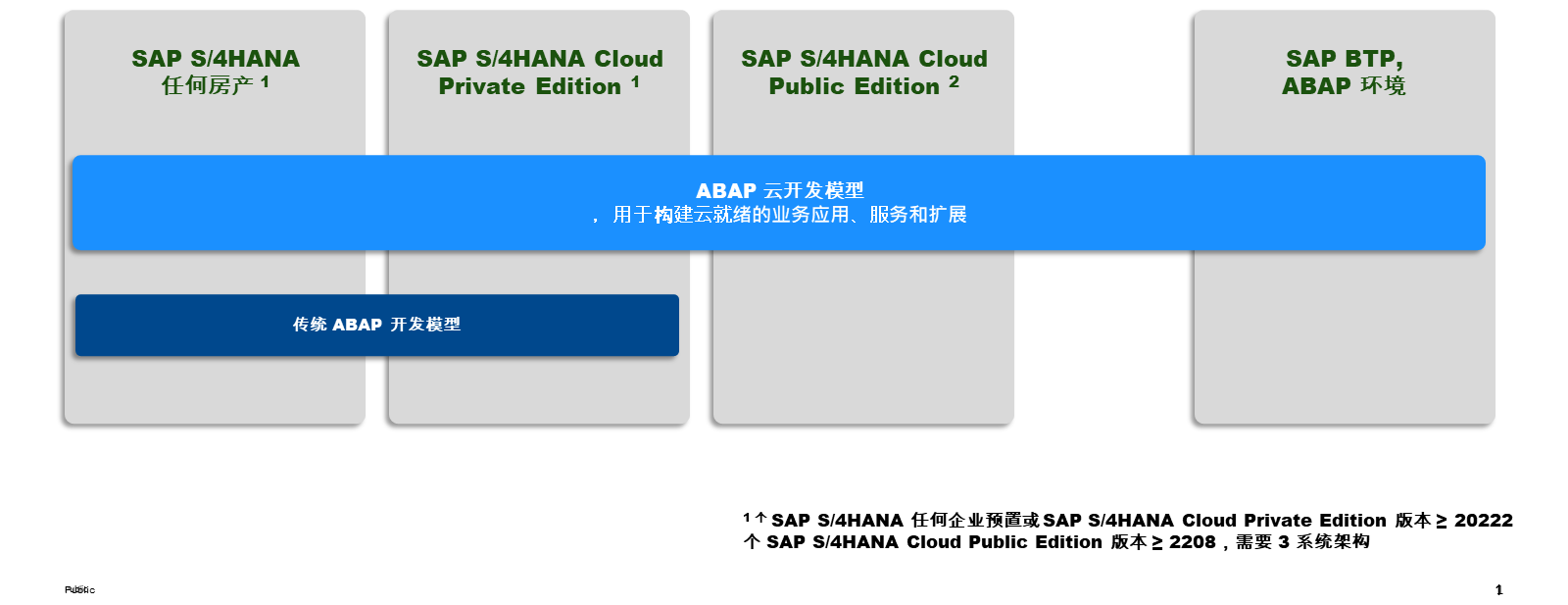 ABAP Cloud 的可用性
