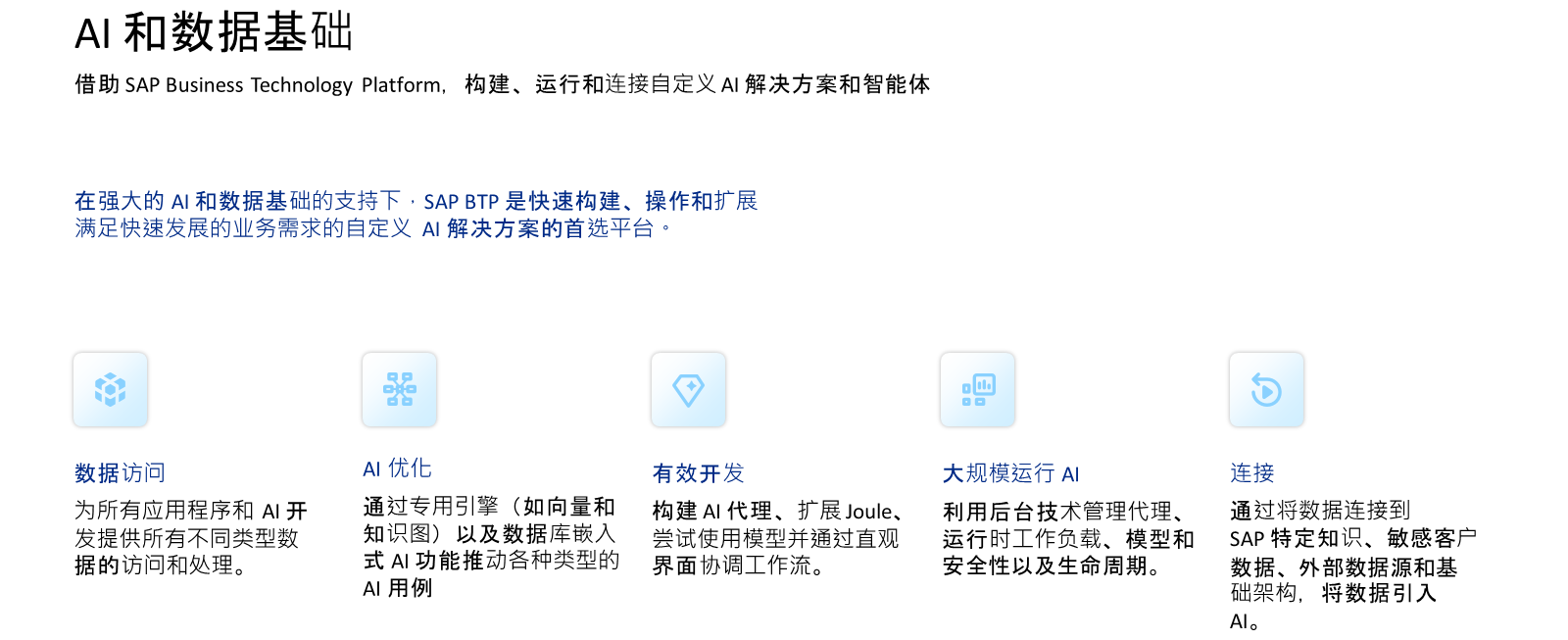 AI 和数据基础