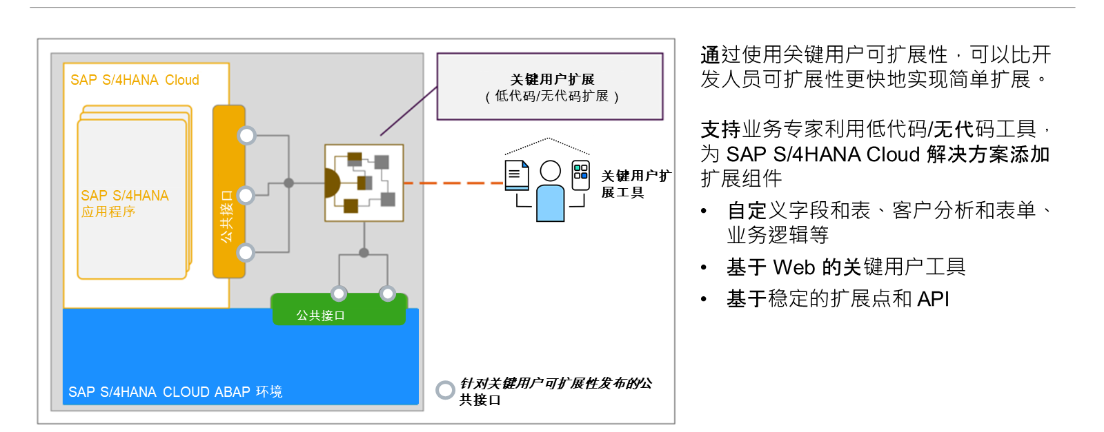 关键用户可扩展性允许快速实现扩展。