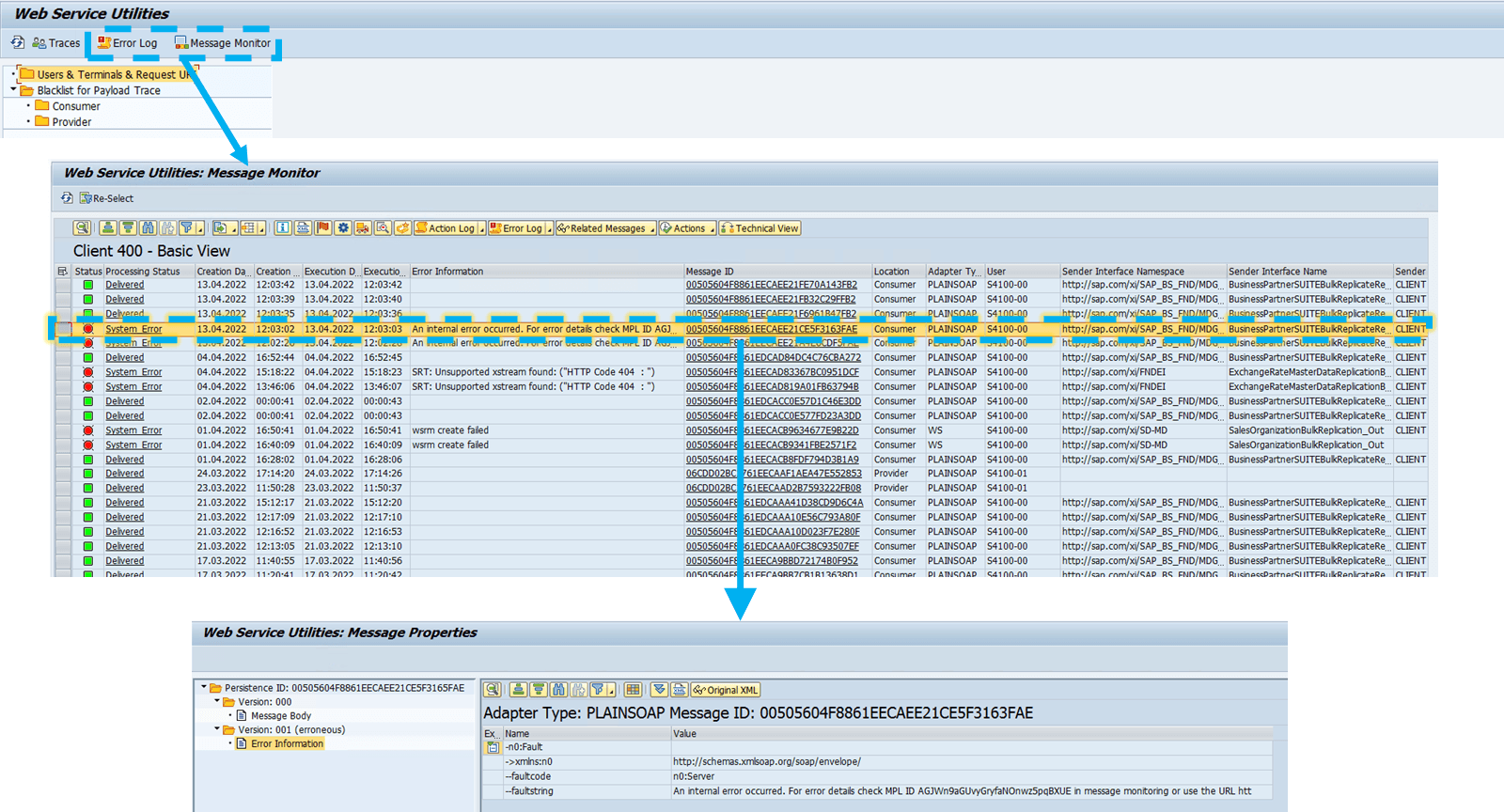 Monitoring-S4-Web Services