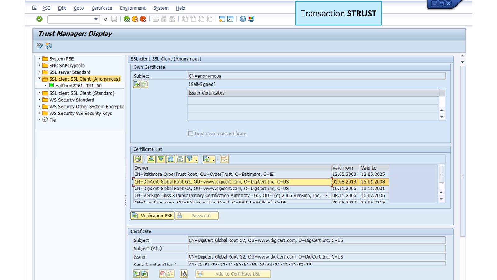 STRUST-SSL Client Anonym