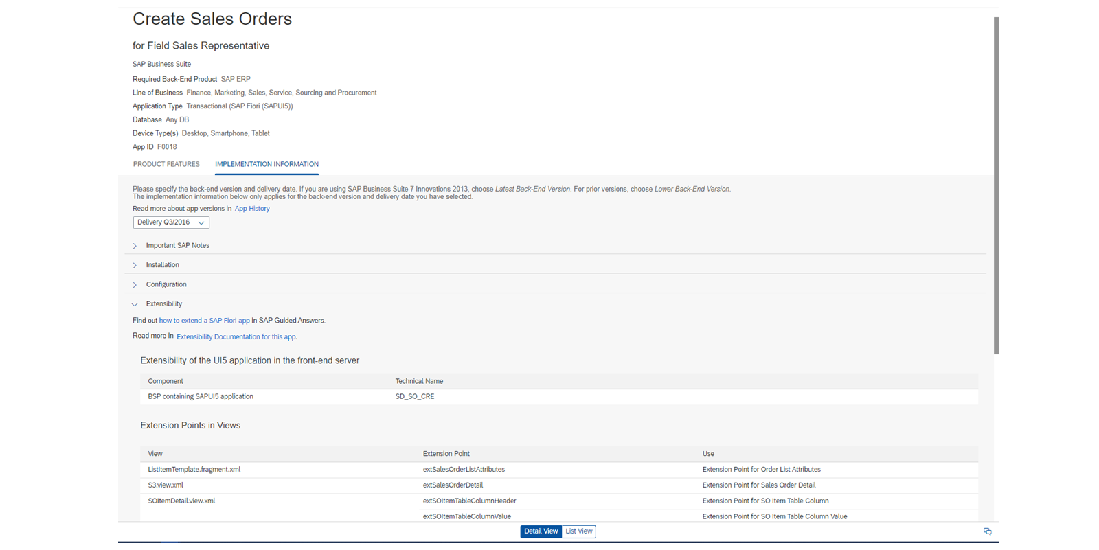 该屏幕截图显示了 SAP Fiori Reference Library,具体在下文中说明。