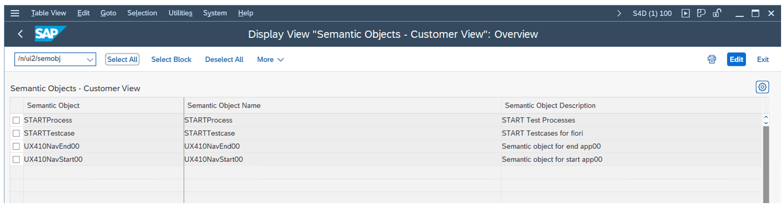 使用 /ui2/semobj 事务的语义对象。