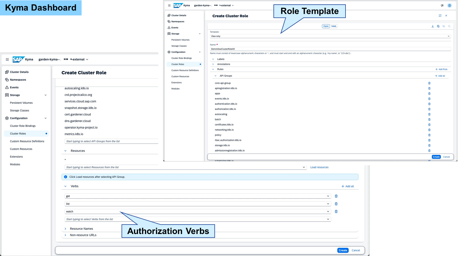 kyma_role_creation
