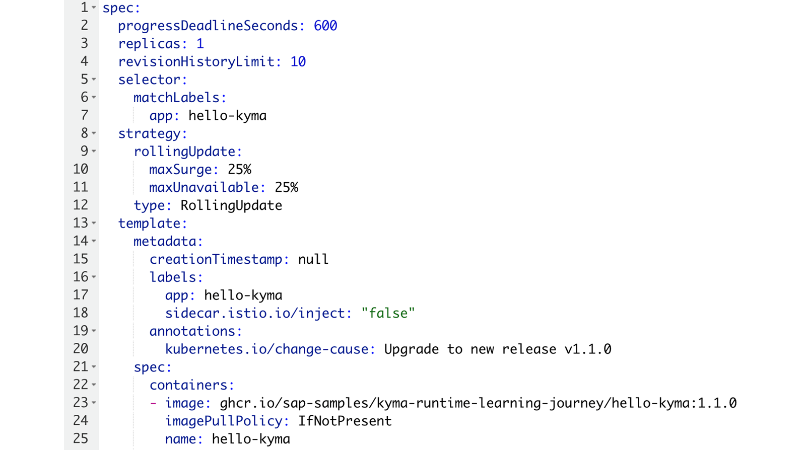 Deployment 升级 YAML
